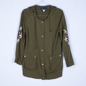 Blue Rain Green Military Utility Jacket Size‎ Small